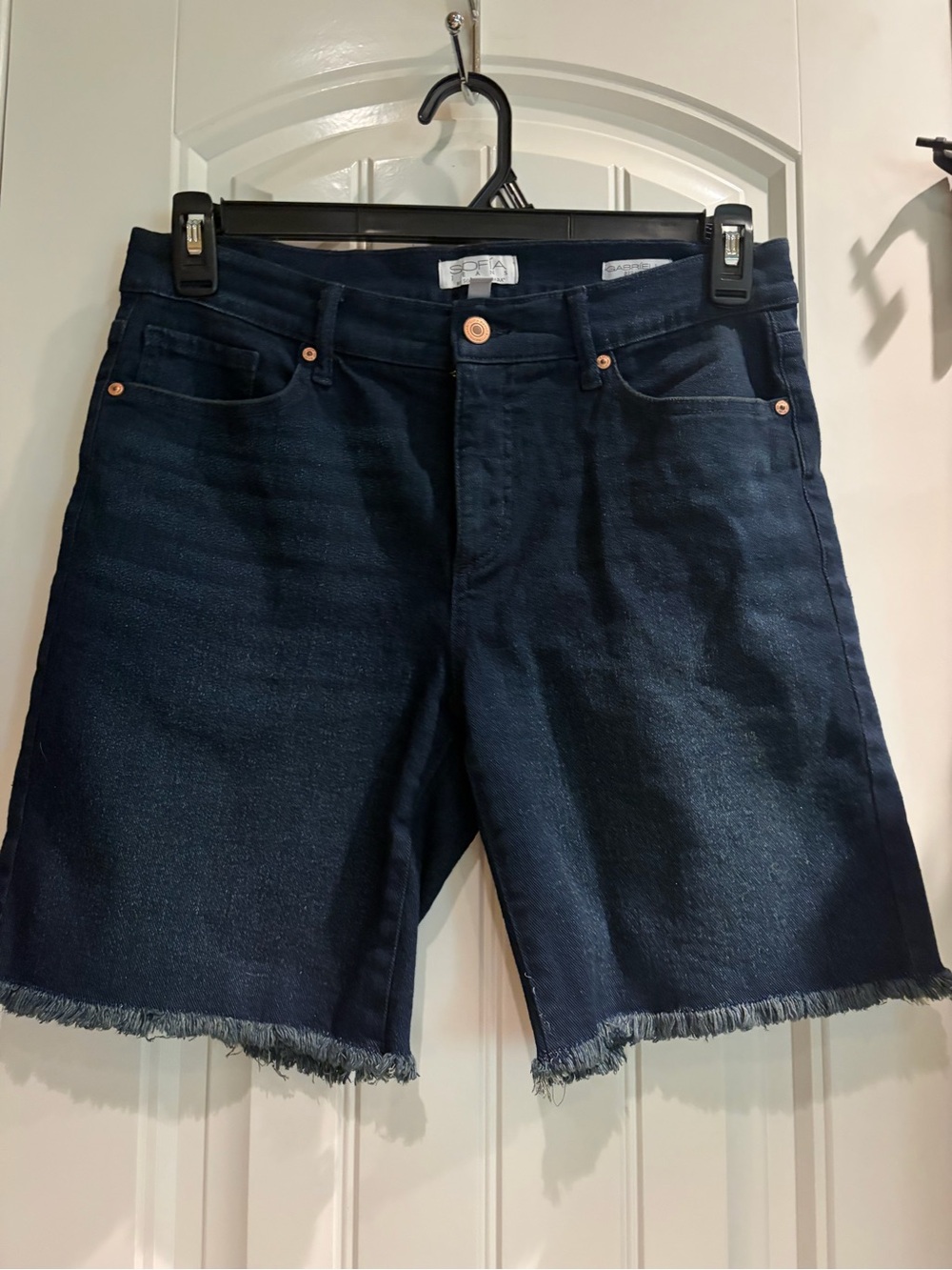 Sofía Vergara Bermuda Denim Shorts